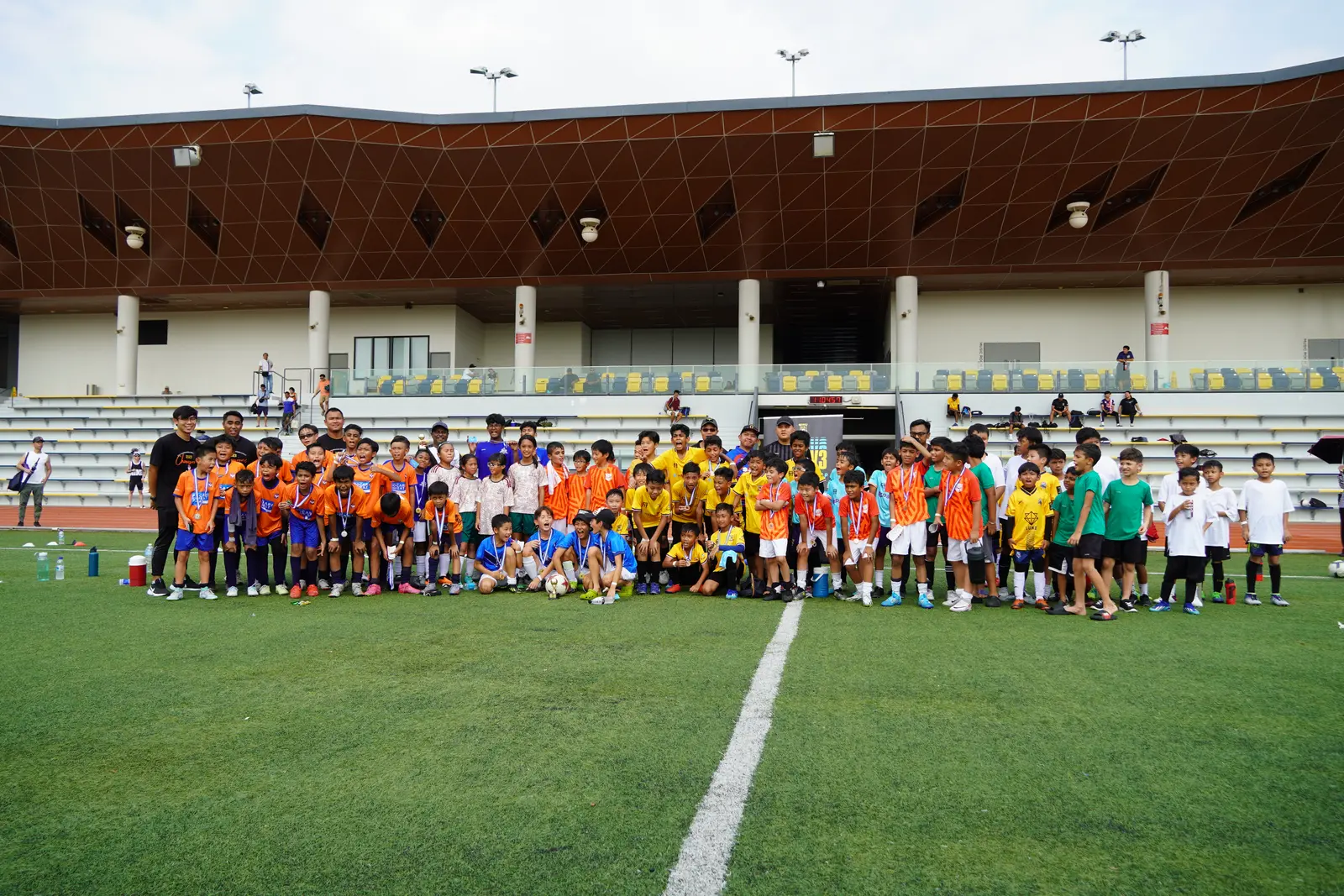 F17 3v3 Strikers Cup players in tournament action