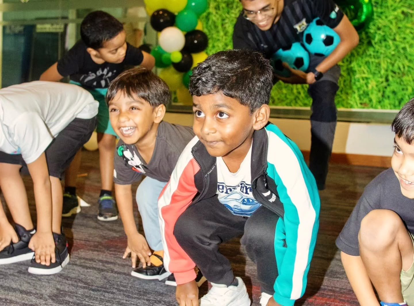 F17 football birthday celebration moment